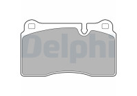 Bromsbeläggssats, skivbroms LP2009 Delphi