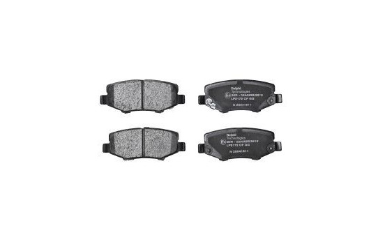Bromsbeläggssats, skivbroms LP2172 Delphi, bild 2