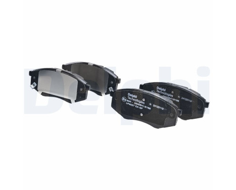 Bromsbeläggssats, skivbroms LP2227 Delphi