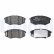Bromsbeläggssats, skivbroms LP2227 Delphi, miniatyr 2