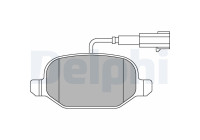 Bromsbeläggssats, skivbroms LP2300 Delphi