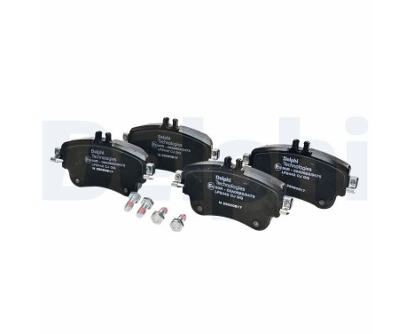 Bromsbeläggssats, skivbroms LP2442 Delphi, bild 2