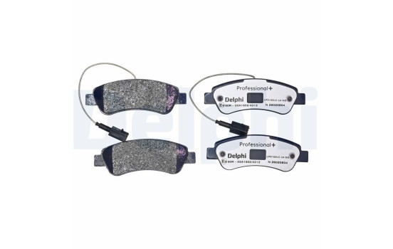 Bromsbeläggssats, skivbroms LP3153LC Delphi, bild 3