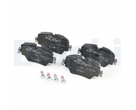 Bromsbeläggssats, skivbroms LP3182 Delphi, bild 2