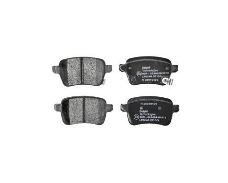 Bromsbeläggssats, skivbroms LP3246 Delphi, bild 2