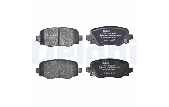 Bromsbeläggssats, skivbroms LP3253 Delphi, bild 3