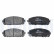Bromsbeläggssats, skivbroms LP3271 Delphi, miniatyr 2