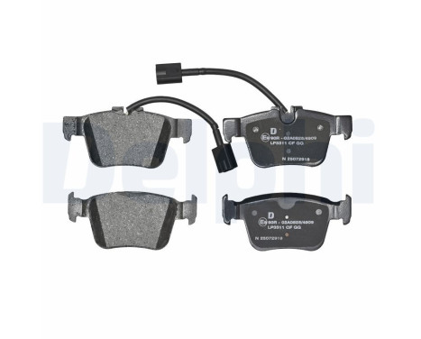 Bromsbeläggssats, skivbroms LP3311 Delphi, bild 3