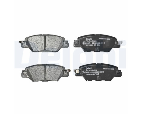 Bromsbeläggssats, skivbroms LP3394 Delphi, bild 3