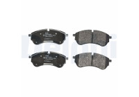 Bromsbeläggssats, skivbroms LP3410 Delphi