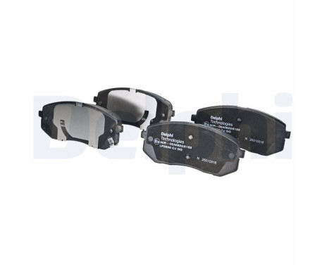 Bromsbeläggssats, skivbroms LP3538 Delphi
