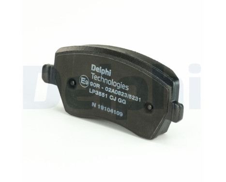 Bromsbeläggssats, skivbroms LP3551 Delphi, bild 2