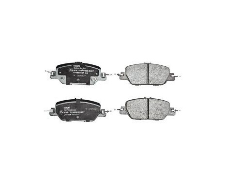 Bromsbeläggssats, skivbroms LP3566 Delphi