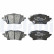 Bromsbeläggssats, skivbroms LP3608 Delphi, miniatyr 2