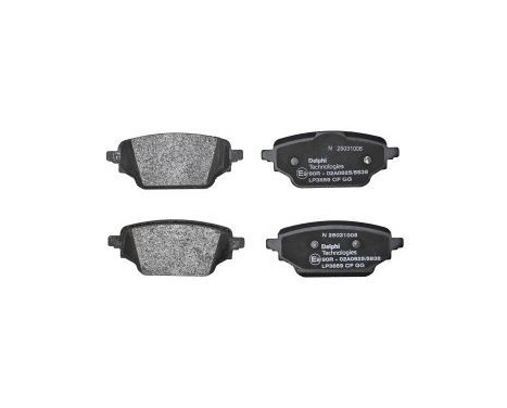 Bromsbeläggssats, skivbroms LP3859 Delphi, bild 2