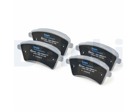 Bromsbeläggssats, skivbroms LP5017EV Delphi, bild 2