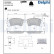 Bromsbeläggssats, skivbroms LP5018EV Delphi, miniatyr 4