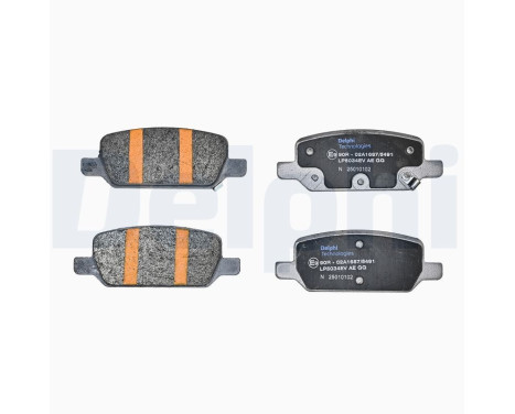 Bromsbeläggssats, skivbroms LP5034EV Delphi, bild 2