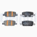 Bromsbeläggssats, skivbroms LP5034EV Delphi, miniatyr 2
