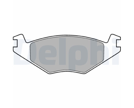 Bromsbeläggssats, skivbroms LP505 Delphi