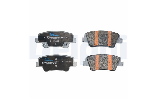 Bromsbeläggssats, skivbroms LP5062EV Delphi, bild 2