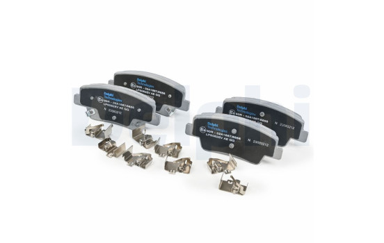 Bromsbeläggssats, skivbroms LP5062EV Delphi, bild 4