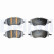 Bromsbeläggssats, skivbroms LP5080EV Delphi, miniatyr 2