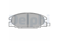 Bromsbeläggssats, skivbroms LP629 Delphi