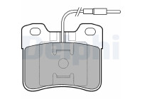 Bromsbeläggssats, skivbroms LP703 Delphi