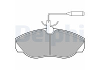 Bromsbeläggssats, skivbroms LP877 Delphi