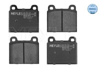 Bromsbeläggssats, skivbroms MEYLE-ORIGINAL Quality 025 200 1118