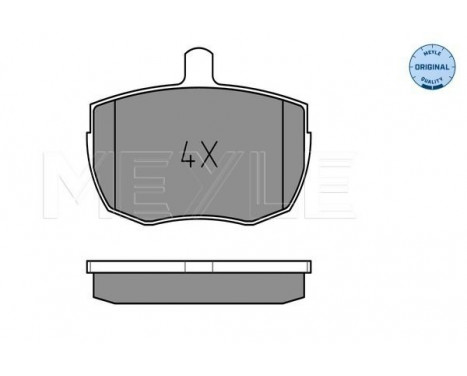 Bromsbeläggssats, skivbroms MEYLE-ORIGINAL Quality 025 203 5918