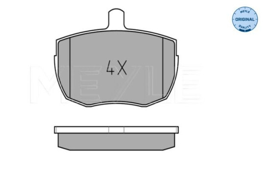 Bromsbeläggssats, skivbroms MEYLE-ORIGINAL Quality 025 203 5918, bild 2