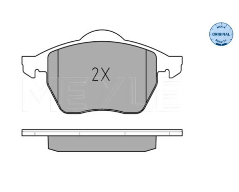 Bromsbeläggssats, skivbroms MEYLE-ORIGINAL Quality 025 206 7619/W, bild 3