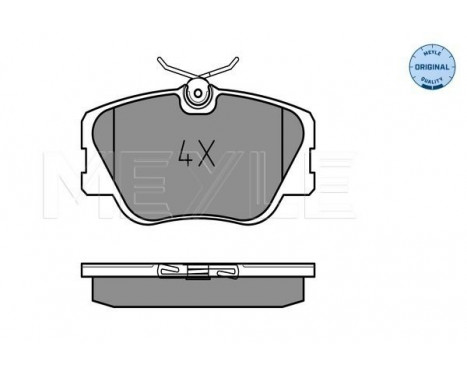 Bromsbeläggssats, skivbroms MEYLE-ORIGINAL Quality 025 209 4119