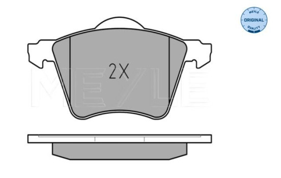 Bromsbeläggssats, skivbroms MEYLE-ORIGINAL Quality 025 210 3419/W, bild 3