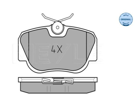 Bromsbeläggssats, skivbroms MEYLE-ORIGINAL Quality 025 210 5517, bild 2