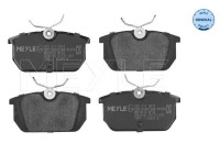 Bromsbeläggssats, skivbroms MEYLE-ORIGINAL Quality 025 211 0314