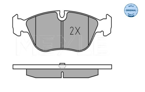 Bromsbeläggssats, skivbroms MEYLE-ORIGINAL Quality 025 212 7319, bild 3