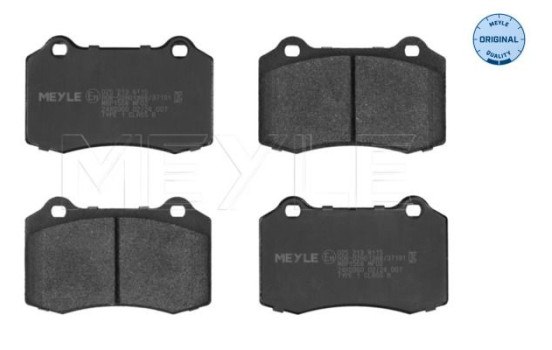 Bromsbeläggssats, skivbroms MEYLE-ORIGINAL Quality 025 213 8115, bild 2