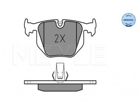 Bromsbeläggssats, skivbroms MEYLE-ORIGINAL Quality 025 214 8717