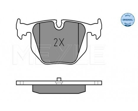 Bromsbeläggssats, skivbroms MEYLE-ORIGINAL Quality 025 214 8717, bild 2