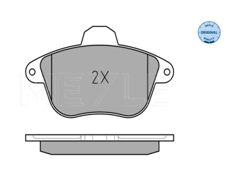 Bromsbeläggssats, skivbroms MEYLE-ORIGINAL Quality 025 215 0417/W, bild 3