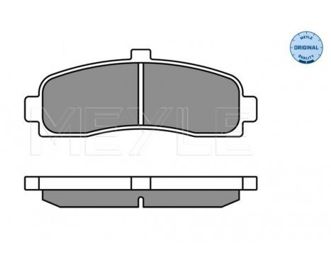 Bromsbeläggssats, skivbroms MEYLE-ORIGINAL Quality 025 216 2615