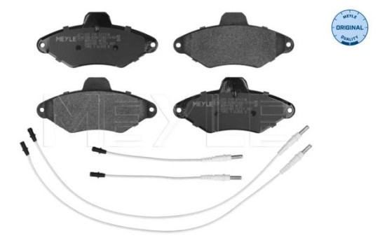 Bromsbeläggssats, skivbroms MEYLE-ORIGINAL Quality 025 216 3117/W, bild 2