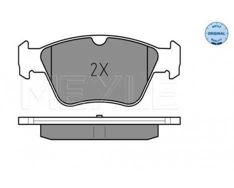 Bromsbeläggssats, skivbroms MEYLE-ORIGINAL Quality 025 216 6419, bild 2