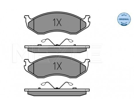 Bromsbeläggssats, skivbroms MEYLE-ORIGINAL Quality 025 218 2217, bild 2