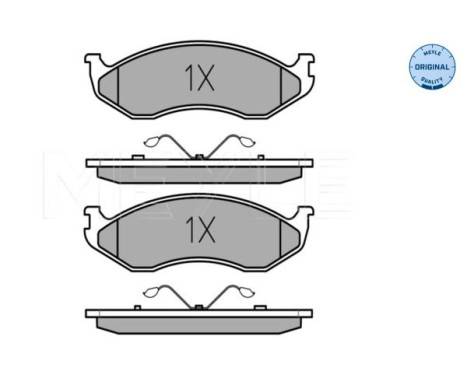 Bromsbeläggssats, skivbroms MEYLE-ORIGINAL Quality 025 218 2217, bild 3