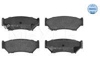 Bromsbeläggssats, skivbroms MEYLE-ORIGINAL Quality 025 219 0715/W