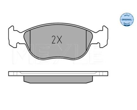 Bromsbeläggssats, skivbroms MEYLE-ORIGINAL Quality 025 219 2717/W, bild 2
